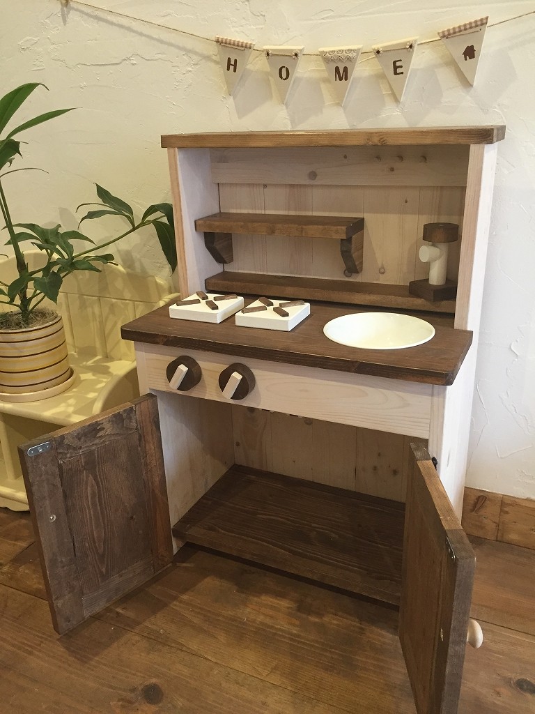 おままごとキッチン Lワイドサイズ オープンカフェ | Möbel hinana